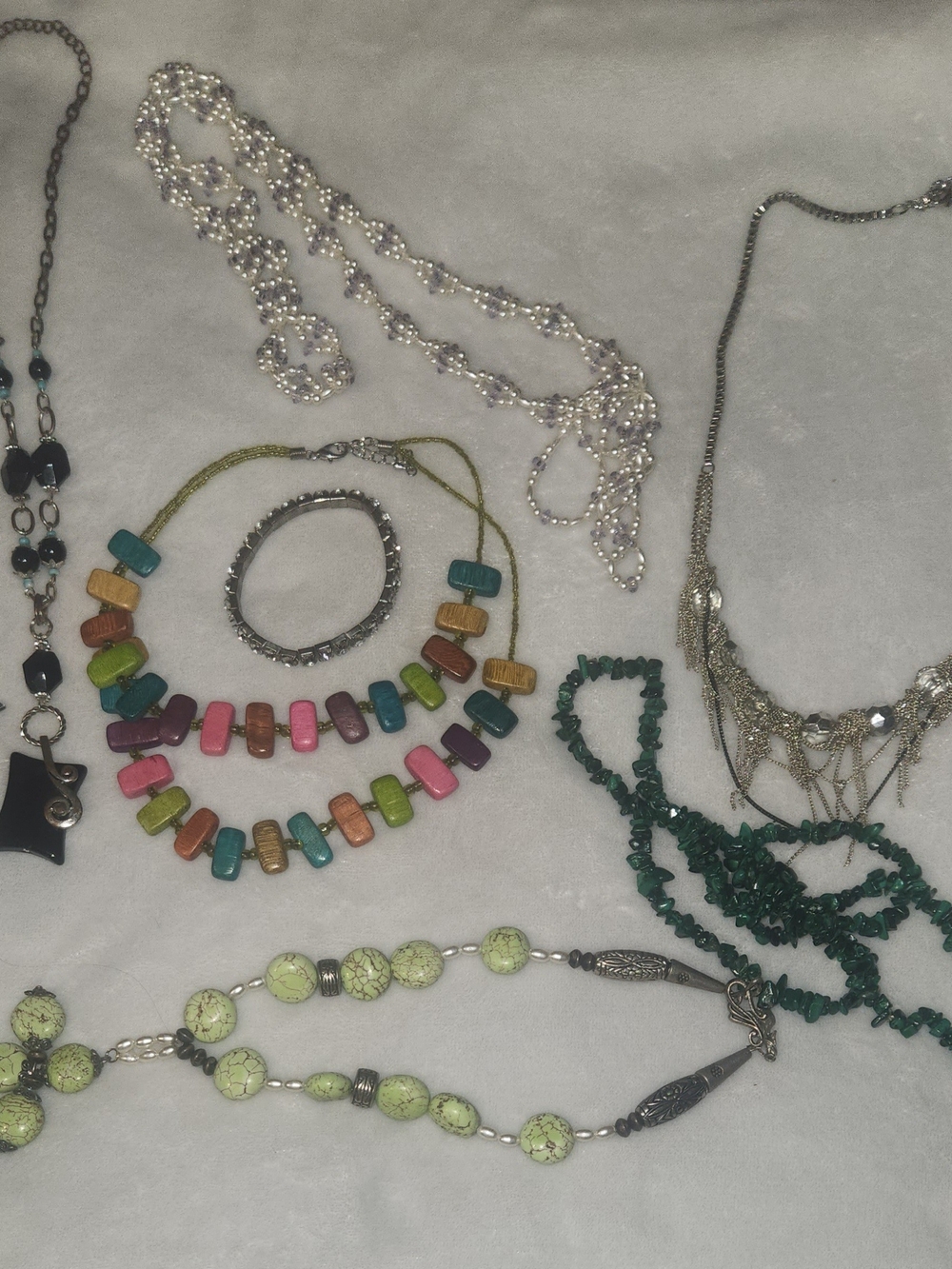 Multi-Color Mixed Lot Vintage And Modern Costume Jewelry